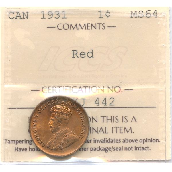 1931 One Cent
