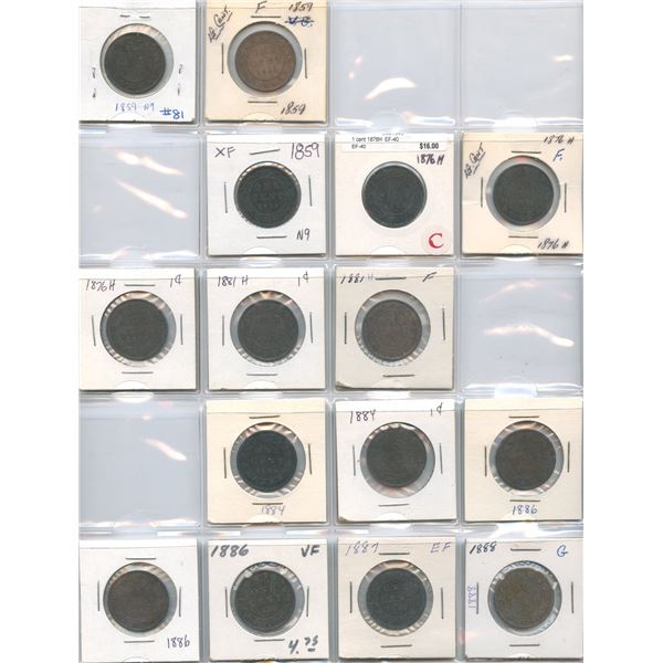 Large Cents Collection in Binder