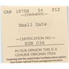 Image 3 : 1875H Five Cents - Key Date