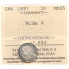 Image 1 : 1897 Five Cents - Wide 8