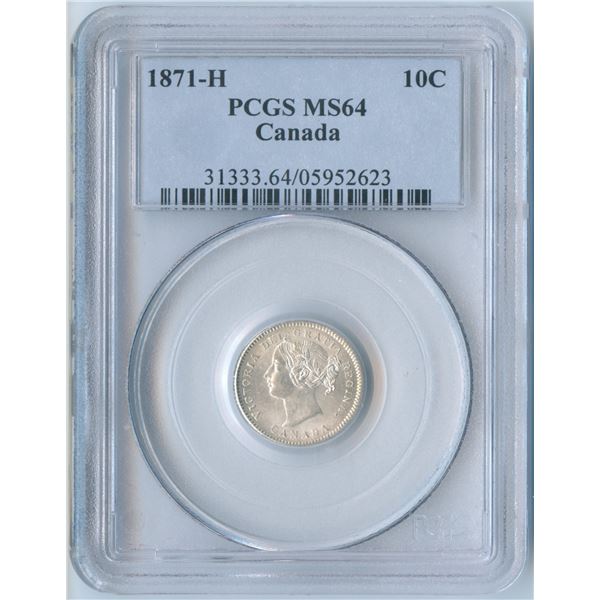 1871H Ten Cents - 7/7 Variety