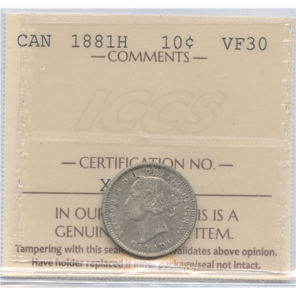 1881H Ten Cents