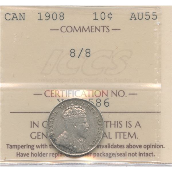 1908 Ten Cents