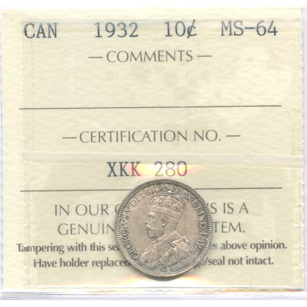 1932 Ten Cents