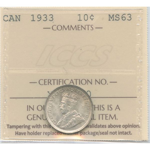 1933 Ten Cents