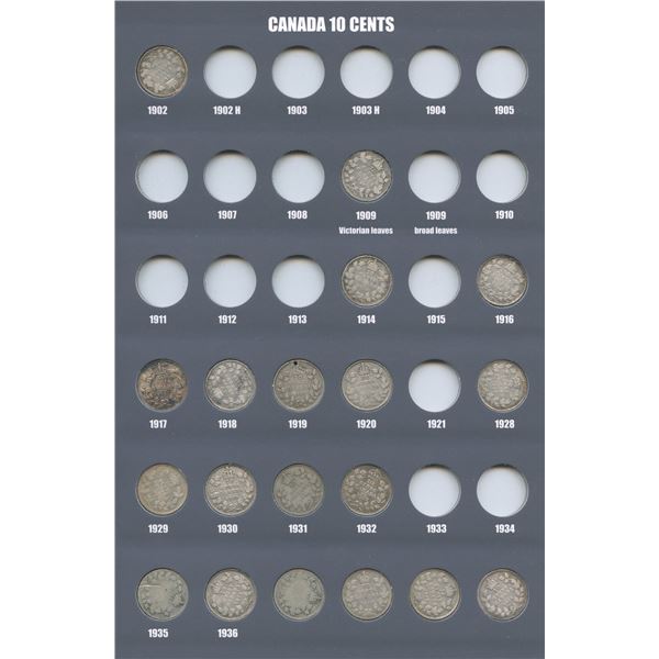 Canada Ten Cent Collection