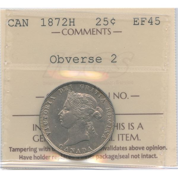 1872H Twenty-Five Cents