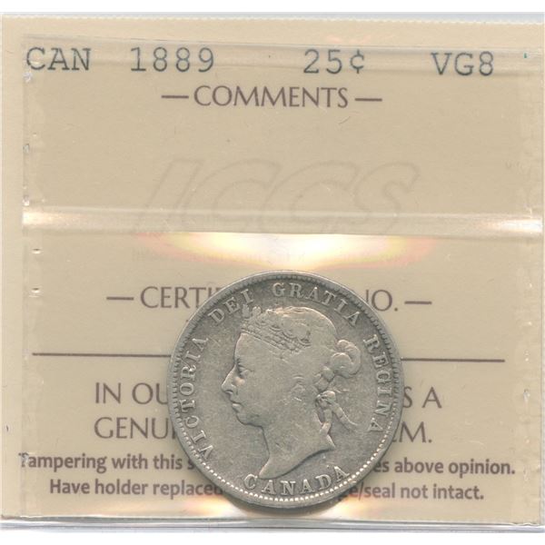 1889 Twenty-Five Cents