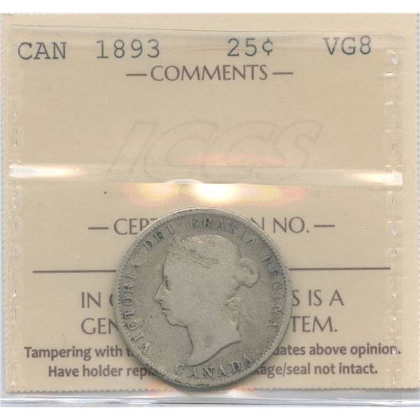 1893 Twenty-Five Cents