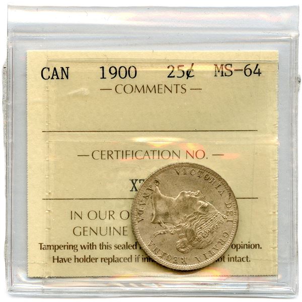 1900 Twenty-Five Cents