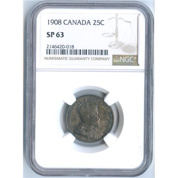 1908 Twenty-Five Cents - Specimen