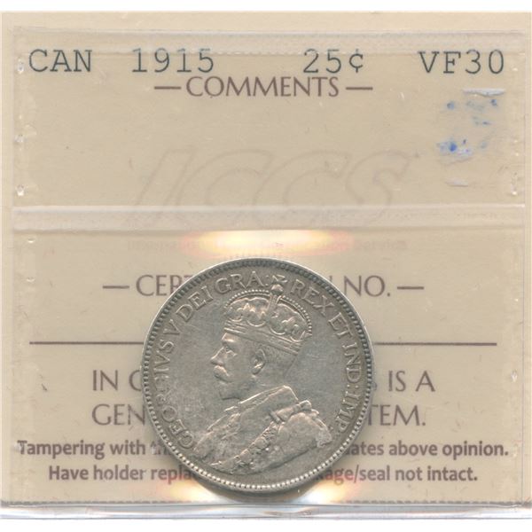 1915 Twenty-Five Cents
