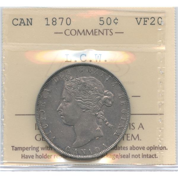 1870 Fifty Cents - LCW