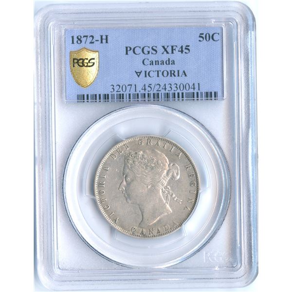 1872H Fifty Cents - Inverted A/V