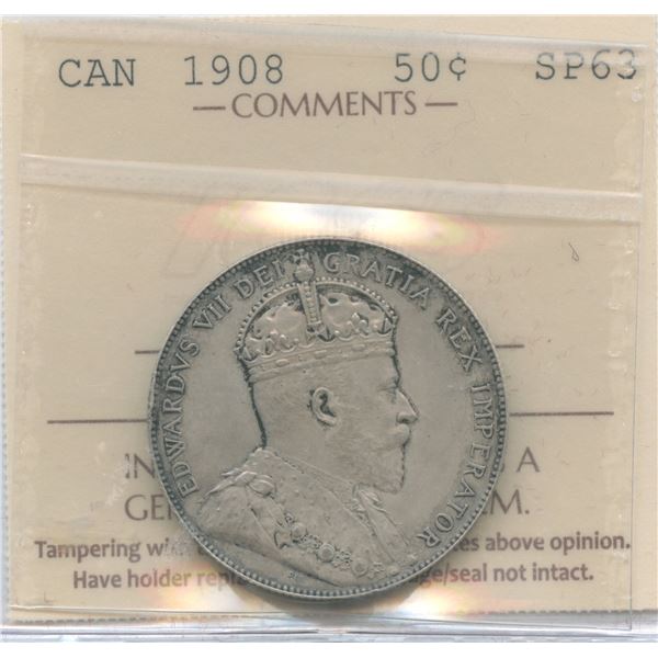 1908 Fifty Cents - Specimen