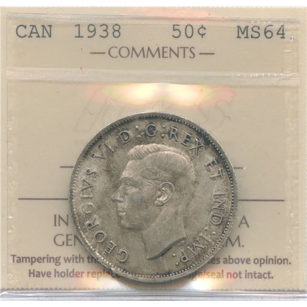 1938 Fifty Cents