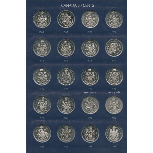 Canada Fifty Cents Collection
