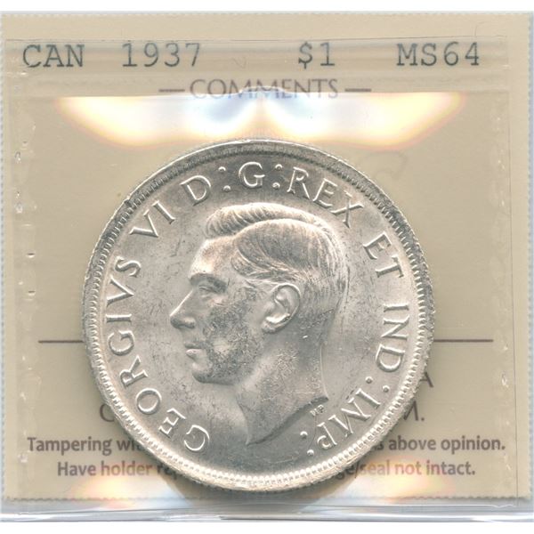 1937 Silver Dollar
