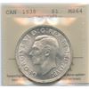 Image 1 : 1938 Silver Dollar