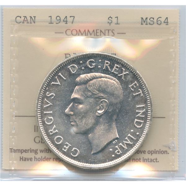 1947 Silver Dollar - Blunt 7