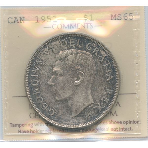 1951 Silver Dollar