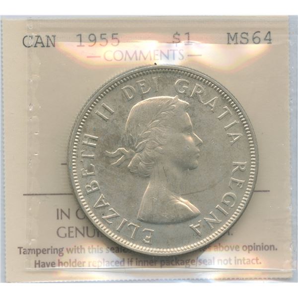 1955 Silver Dollar - Fu Manchu