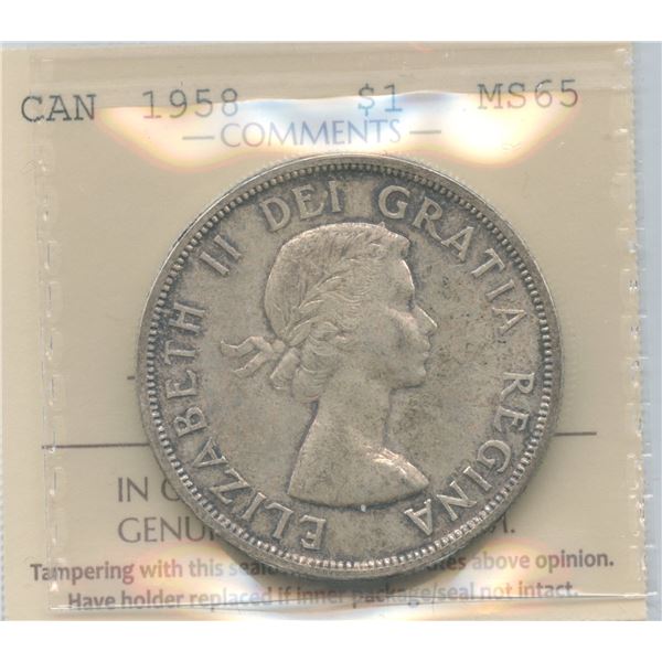 1958 Silver Dollar