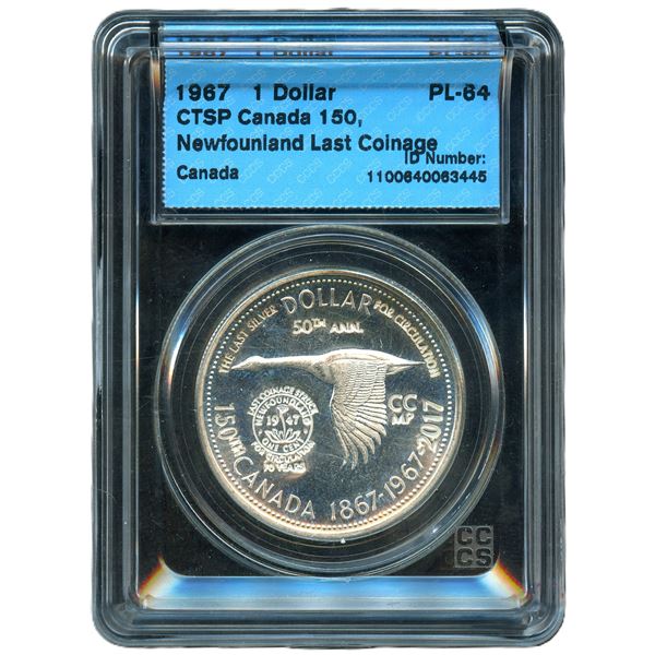 1967 Silver Dollar with Counterstrikes