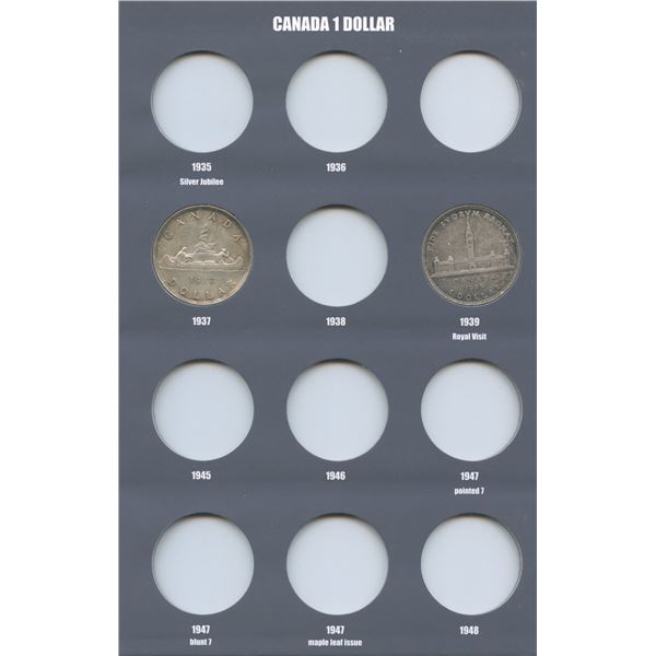 Canada One Dollar 1935 - 1967 Collection