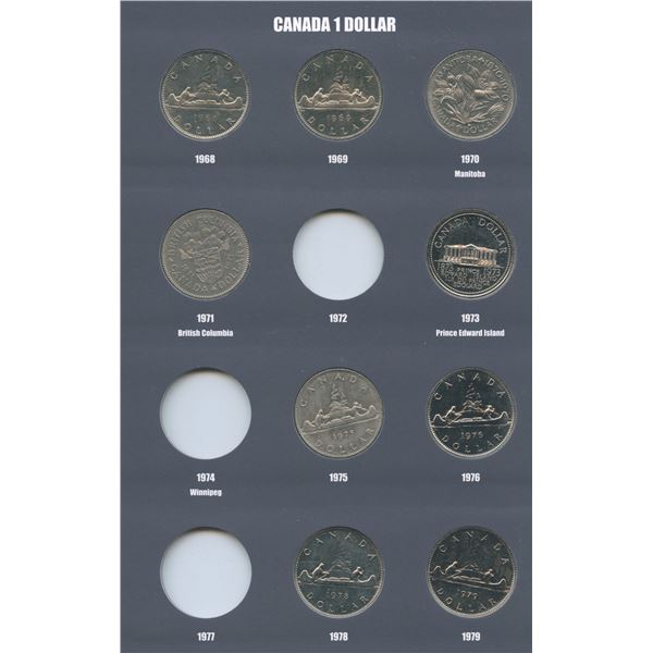 Canada One Dollar 1968 - 2019 Collection
