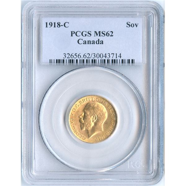 1918C Canadian Gold Sovereign