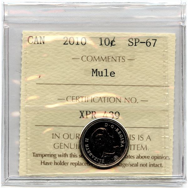 2010 Ten Cents - Mule