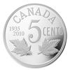 Image 3 : 2010 Canada's Voyageur Silver Dollar, 75th Anniversary - Sterling Silver Proof Set