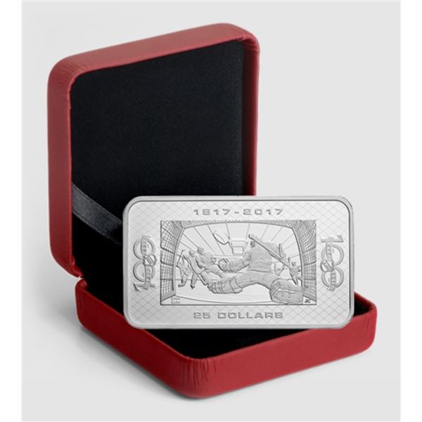 2017 $25 Canada 100th Anniversary of the NHL Fine Silver (No Tax)