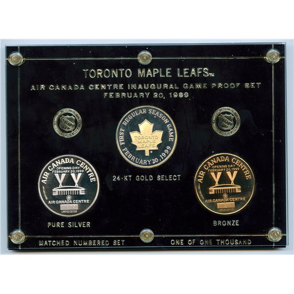 Toronto Maple Leafs Silver Proof Collector Medals - Opening Day