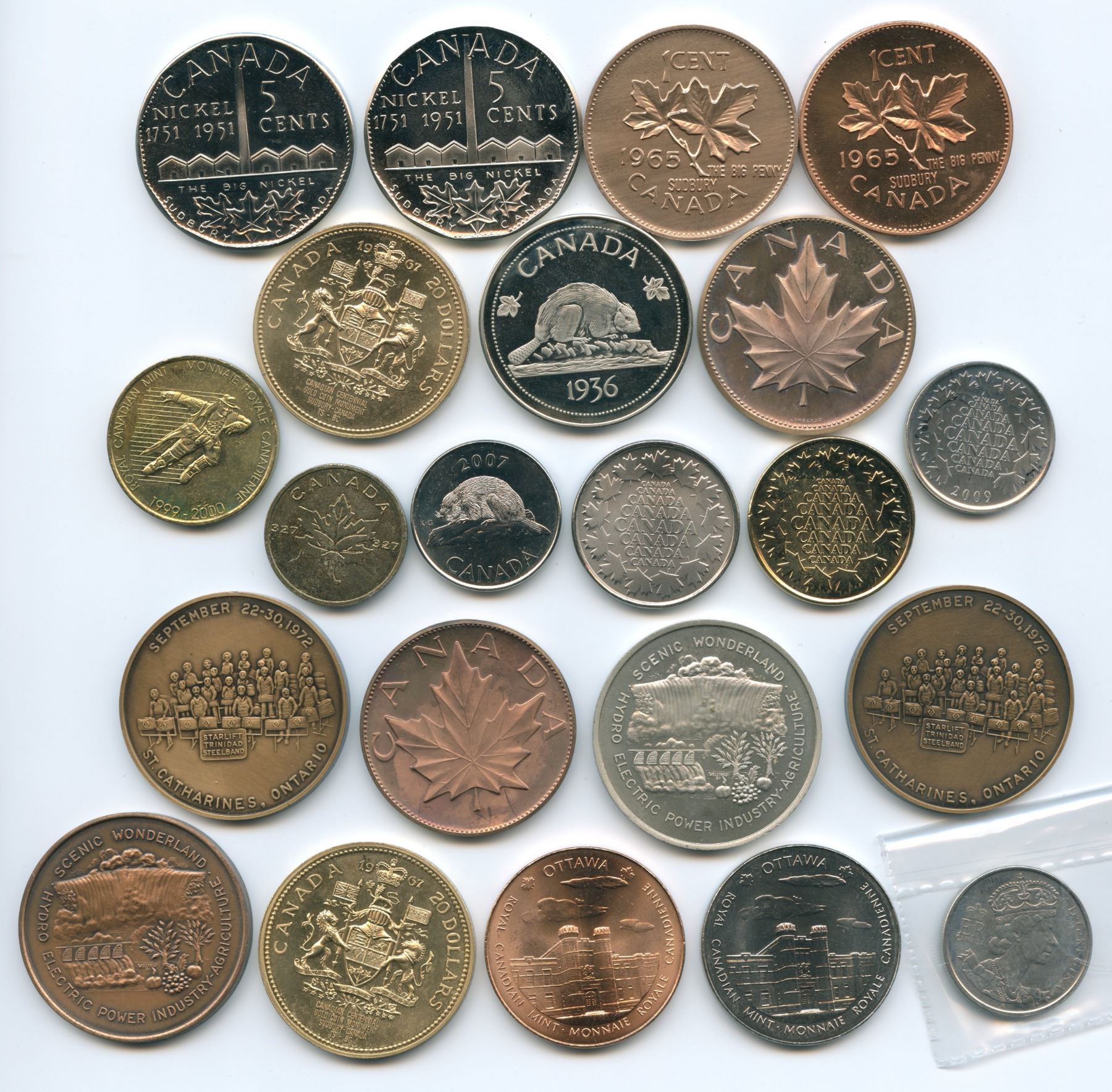 Canadian Token Canadian token/medallion lot - Geoffrey Bell Auctions
