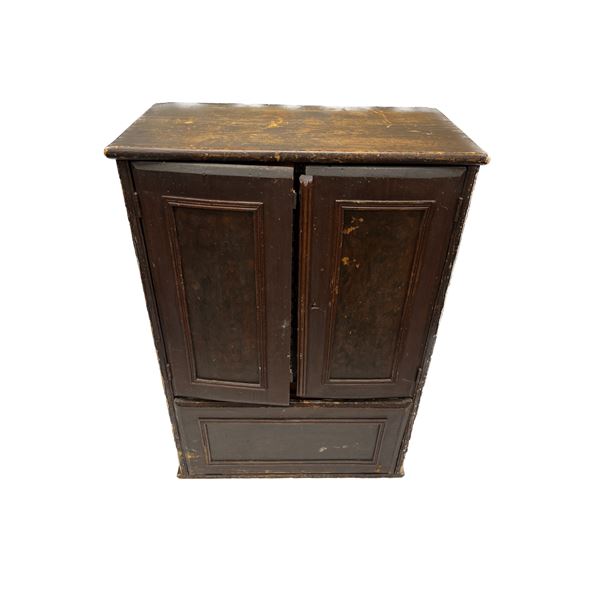 Wooden Coin Cabinet.