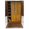 Image 3 : Wooden Coin Cabinet.