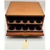 Image 3 : Wooden Coin Cabinet.