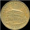 Image 1 : Br. 523. Bank of Montreal 1839 Side View One Penny Token.
