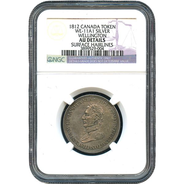 Br. 987. Wellington Peninsular Token Silver.