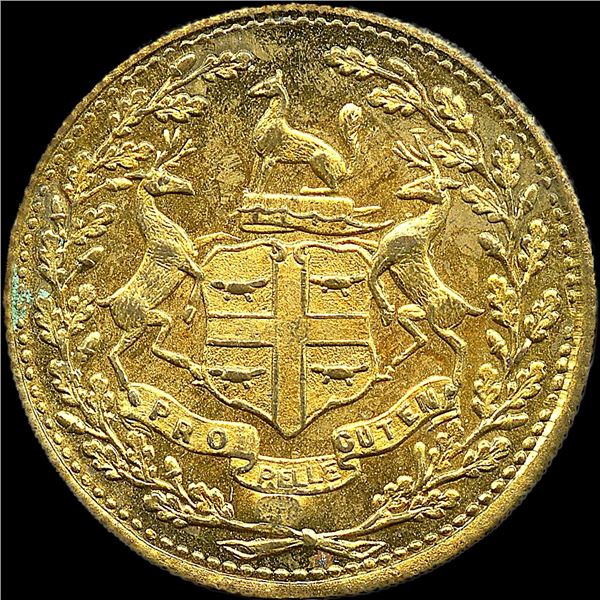 Hudson's Bay ¼ Made Beaver Punched 1857 Moose Factory.