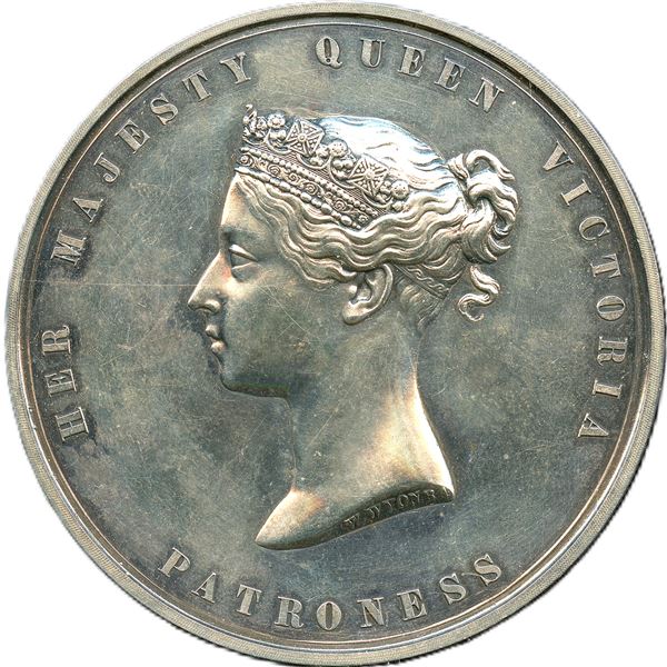 British Historical Medal. Royal Agricultural Society Of England 1840 Medal Silver.