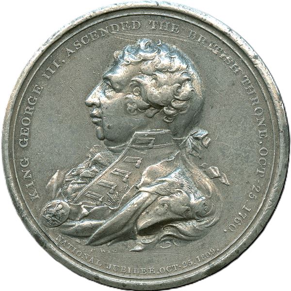 British Historical Medal. Grand National Jubilee 1809.