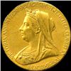 Image 2 : 1897 Diamond Jubilee Of Queen Victoria. Gold.