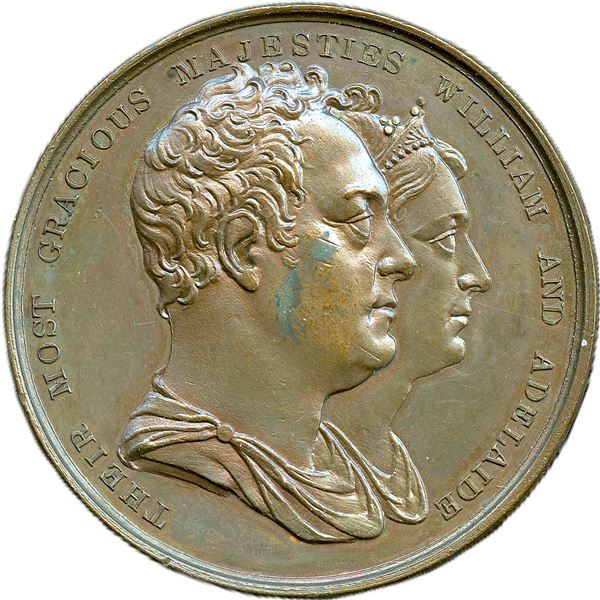 British Historical Medal. William IV Coronation Medal. Bronze.
