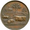Image 11 : Lot of Six Bronze Agricultural British Historical Medals with livestock designs.