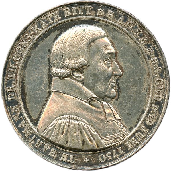 Lot of Two Foreign Silver Medals.