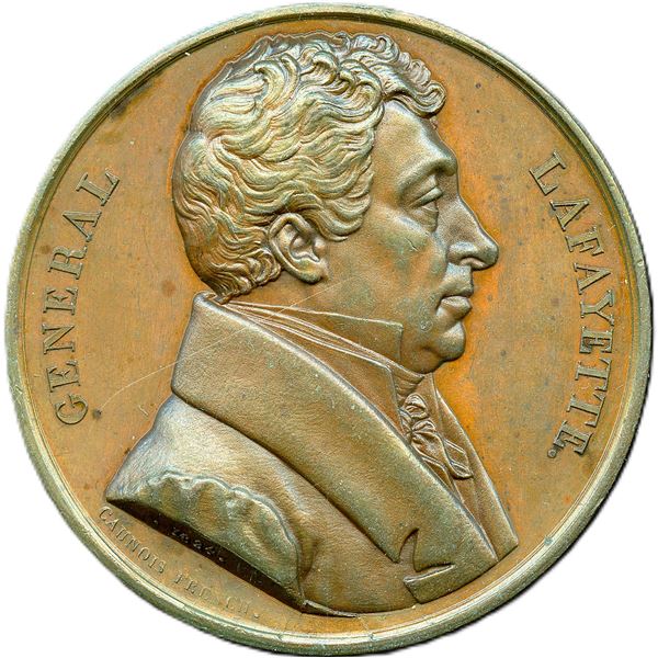 1824 Lafayette Defender of America Medal.