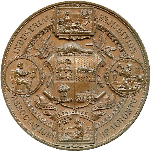 Lr. 1463 Industrial Exhibition Association of Toronto. 1879. Copper.